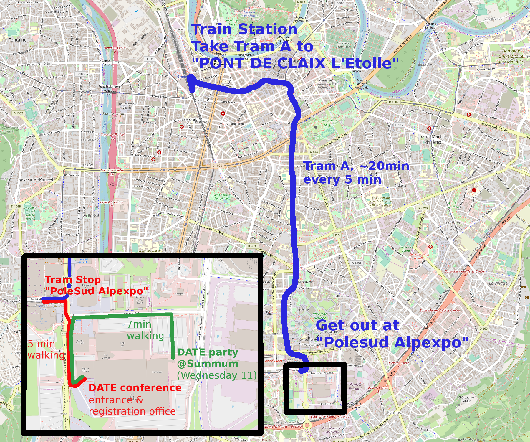 Grenoble – Tram Connection